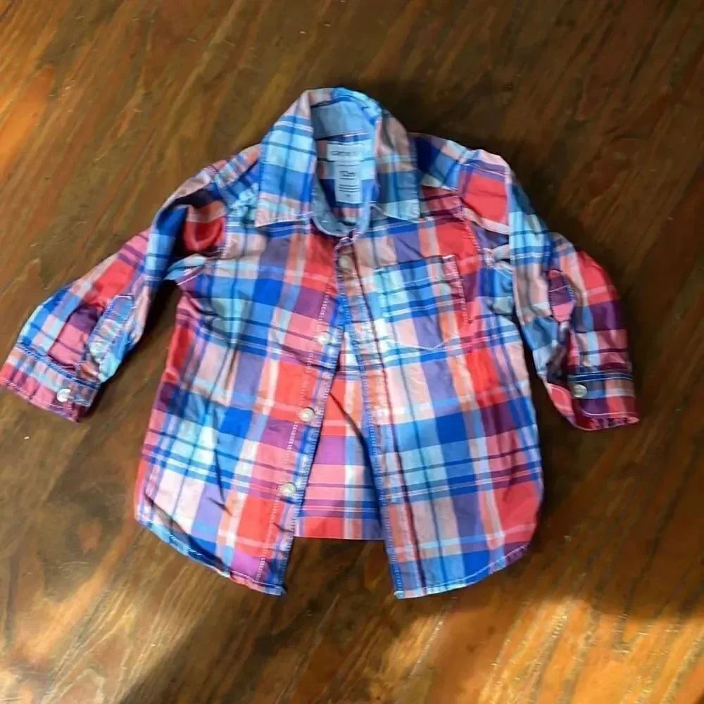 Carters boys, adorable dress shirt size 12 months